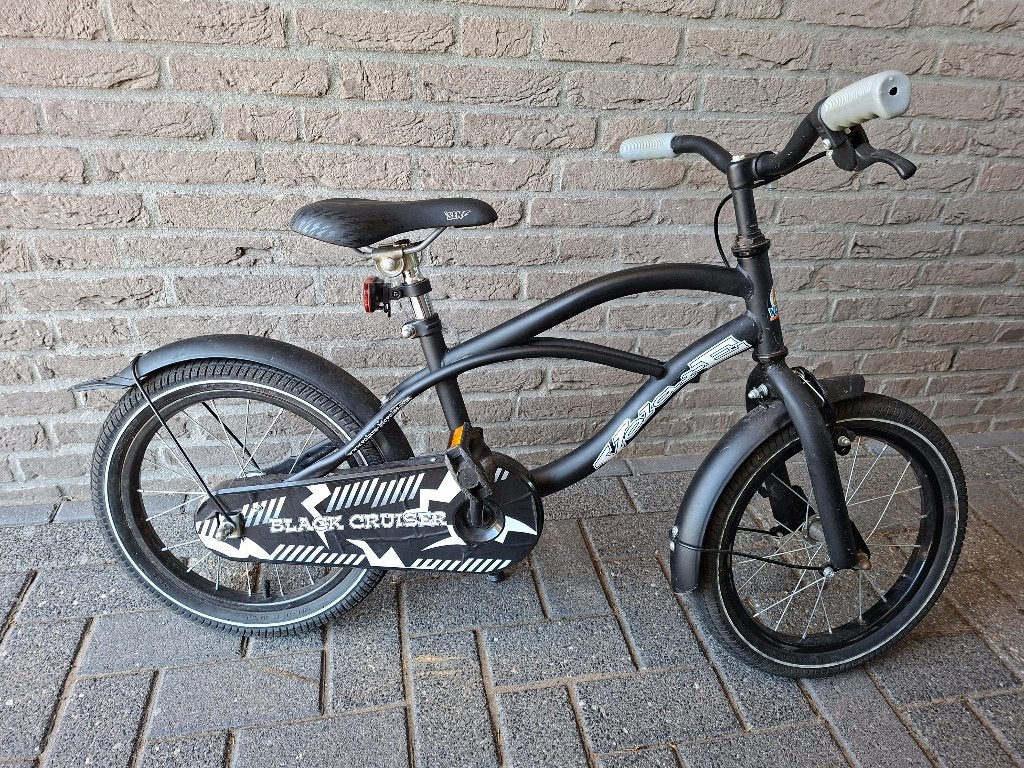 kinderfiets 16 inch Volare Black cruiser, Fietsen en Brommers, Ophalen, Gebruikt, 16 tot 20 inch, Overige merken