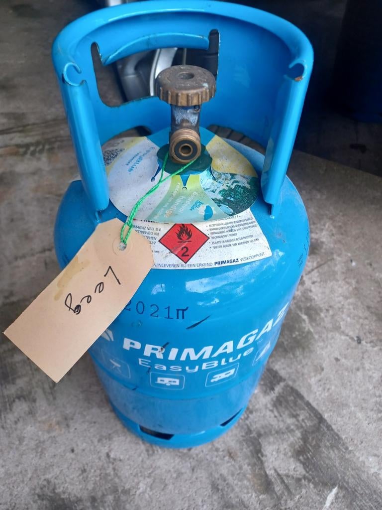 Lege Primagaz EasyBlue gasfles (5 kg), Ophalen of Verzenden, Gebruikt