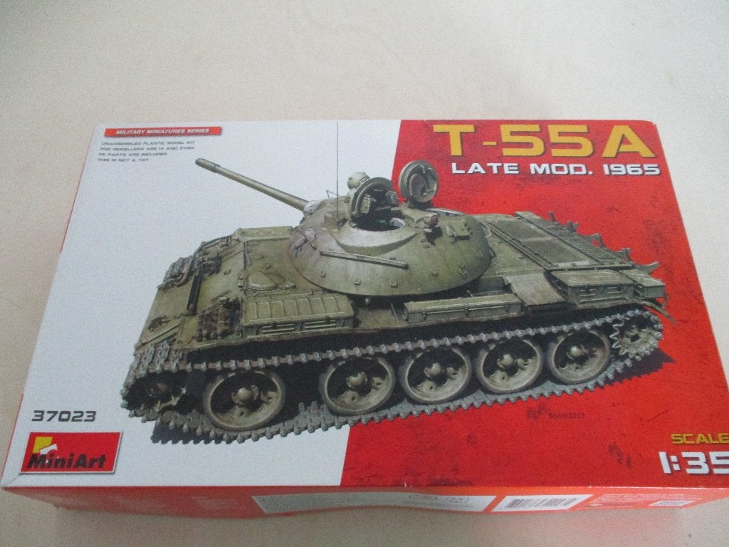 MiniArt T-55A Late Mod. 1965, Hobby en Vrije tijd, Modelbouw | Auto's en Voertuigen, Overige merken, Tank, 1:32 tot 1:50, Ophalen of Verzenden