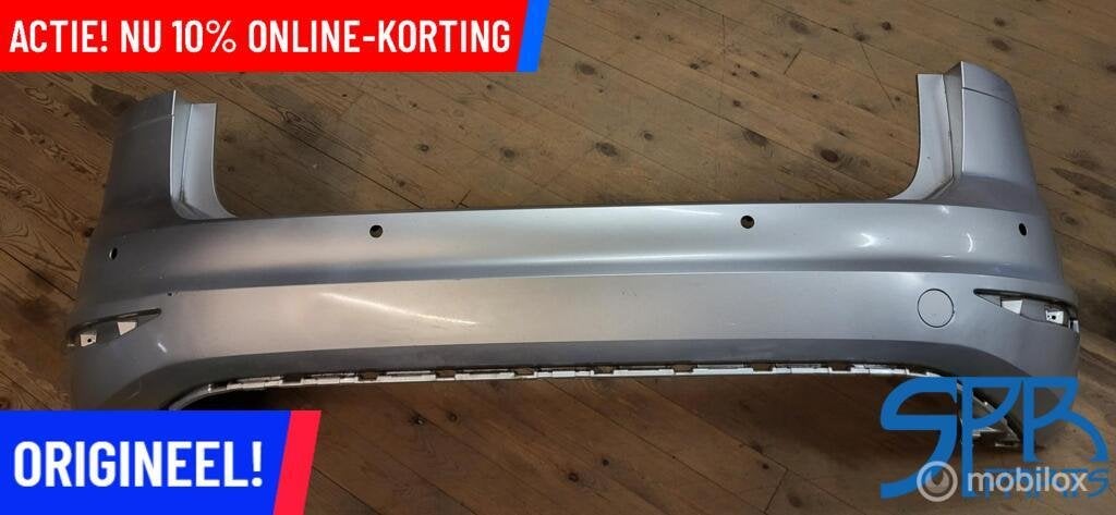 VW GOLF VII SPORTSVAN ACHTERBUMPER 510807421F 4x PDC BUMPER, Gebruikt, Volkswagen, Ophalen of Verzenden, Volkswagen