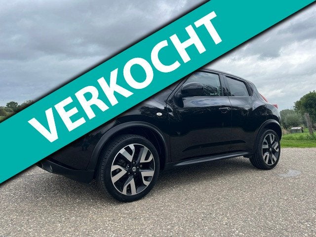 Nissan Juke 1.6 Business Edition AUTOMAAT 5 drs 177318 km bj, Euro 5, 4 cilinders, Zwart, SUV of Terreinwagen