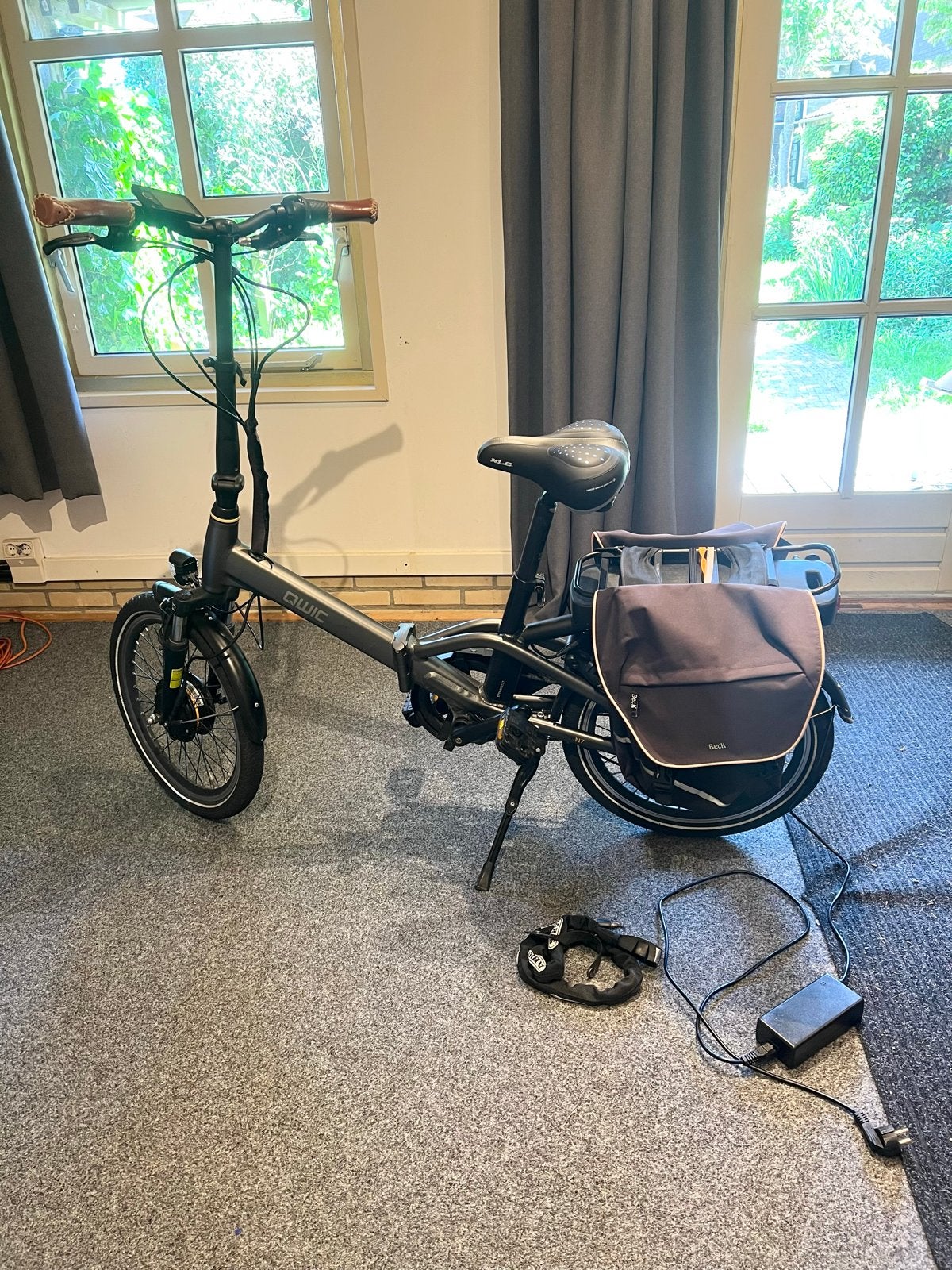 QWIC C-FN7 Opvouwbare E-bike - Perfect voor woon-werkverkeer, Fietsen en Brommers, Elektrische fietsen, Ophalen, Qwic, Zo goed als nieuw