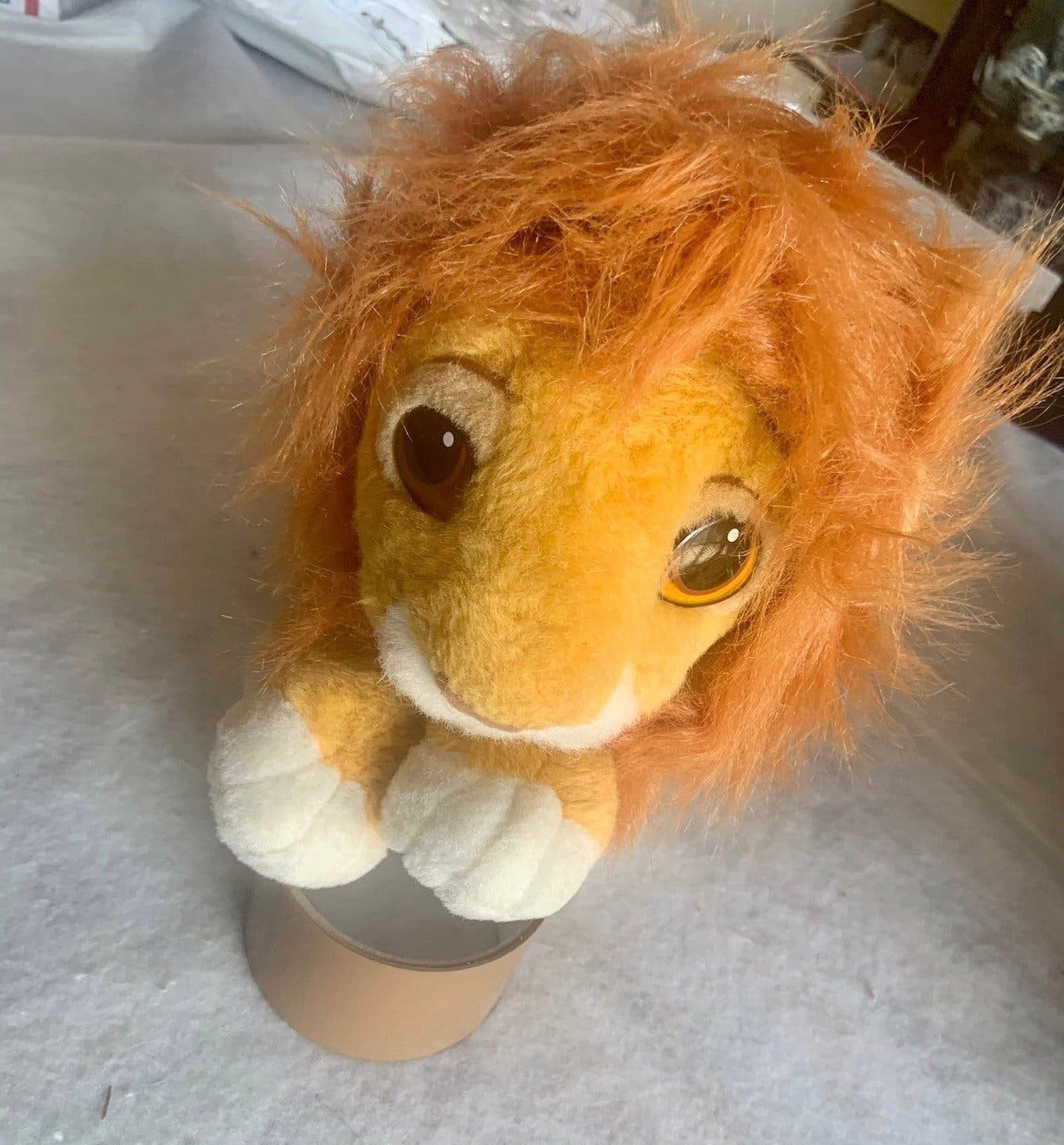Simba Simba's Disney the lion king 1994 Mattel plush knuffel, Verzamelen, Disney, Knuffel, P, P, Ophalen of Verzenden