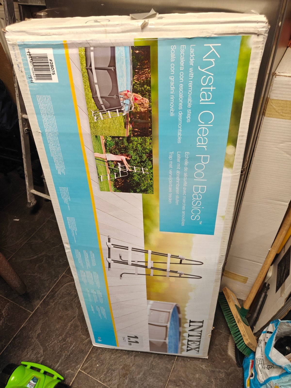 Nieuwe zwembadladder (Intex Krystal Clear) - 107cm, Tuin en Terras, Ophalen, Nieuw, Ladder