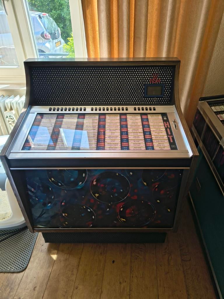Jukebox NSM HIT 120B, Verzamelen, Gebruikt, 1970 tot heden, Ophalen, Met singles