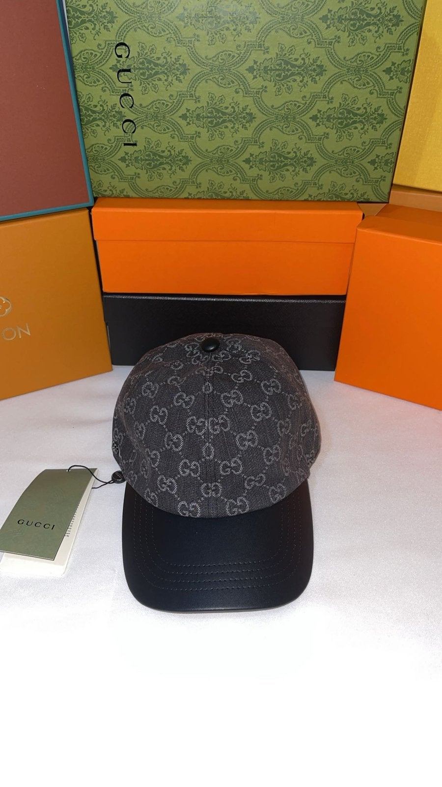 Zwarte Gucci pet, met kaartje en doos, Kleding | Heren, Ophalen of Verzenden, Nieuw, One size fits all, Pet