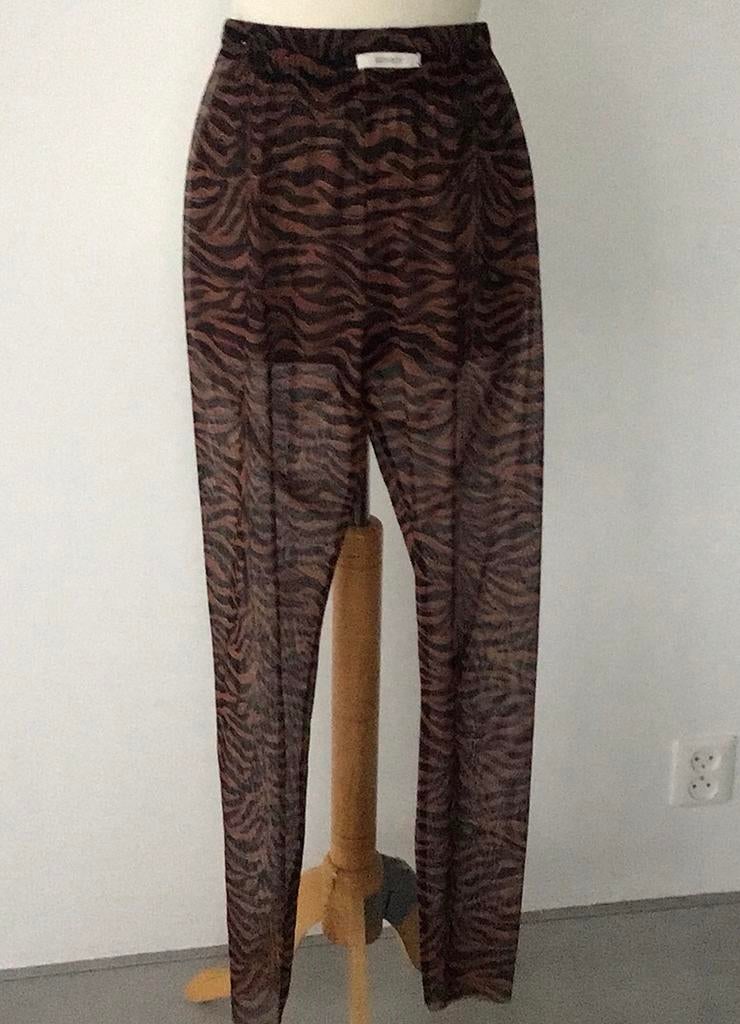 Bruin met zwarte transparante legging nieuwe van Sissy -Boy, Legging, Sissy -Boy, Overige kleuren, Nieuw