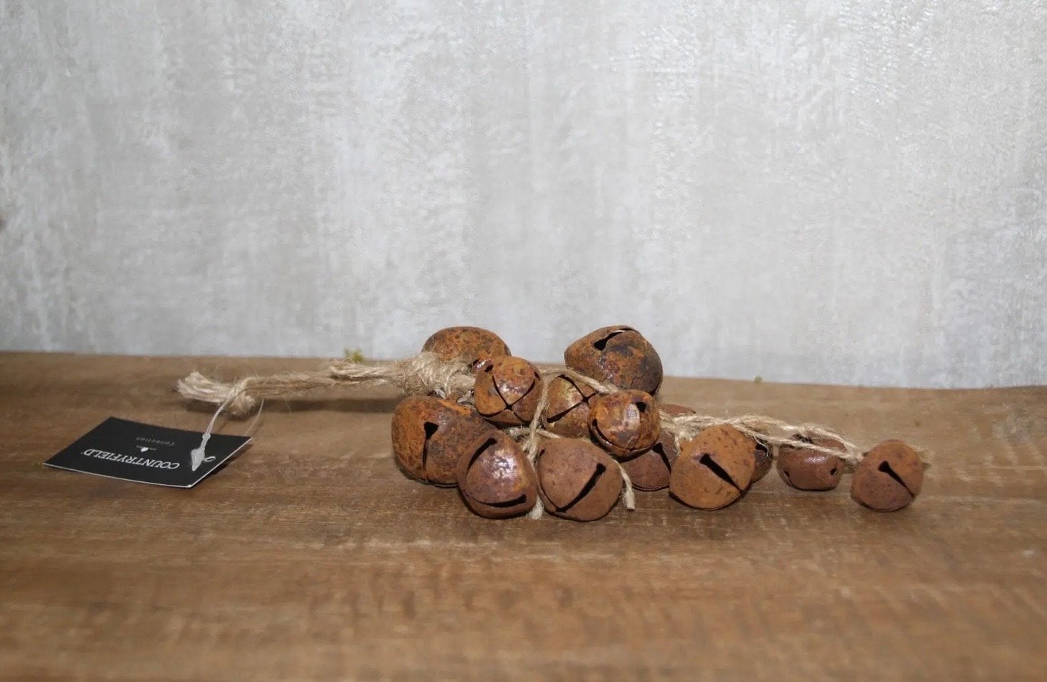 Rustieke decoratieve belletjes aan touw, Nieuw, Ophalen of Verzenden, Landelijk, Metaal