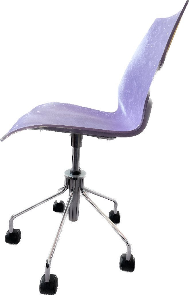 Kartell Maui bureaustoel paars geverfd, Ophalen, Gebruikt, Paars, Bureaustoel