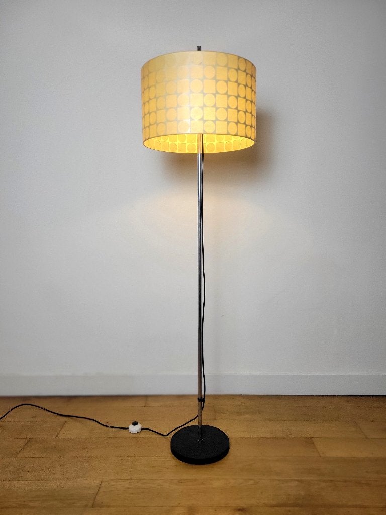 Vintage Cocoon vloerlamp van Goldkant, Huis en Inrichting, Gebruikt, Metaal, Ophalen of Verzenden, Nvt