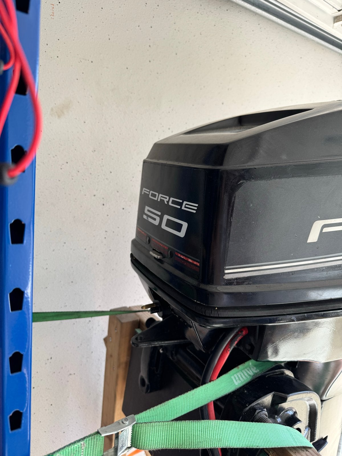 Force 50 pk 2-takt buitenboordmotor met elektrische start, Auto-onderdelen, Ophalen of Verzenden, Gebruikt