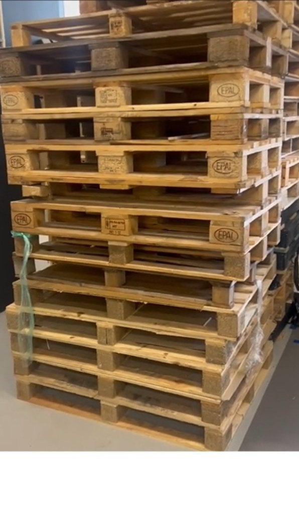Houten Pallets gratis af te halen, Ophalen, Gebruikt, Pallet, Minder dan 200 cm