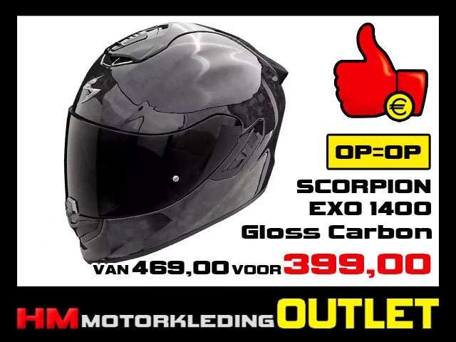 Motorhelm Scorpion EXO 1400 EVO AIR II Onyx - Gloss Carbon, Info@huybersmotoren.nl, HM - Sale, NL, Kinderen