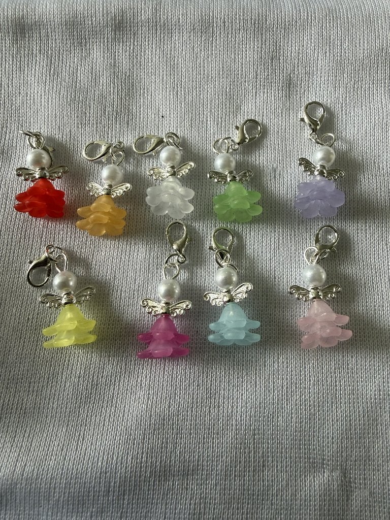 Sleutelhanger geluksengeltjes in meerdere kleuren/varianten, Ophalen of Verzenden, Nieuw, Knuffel of Figuurtje