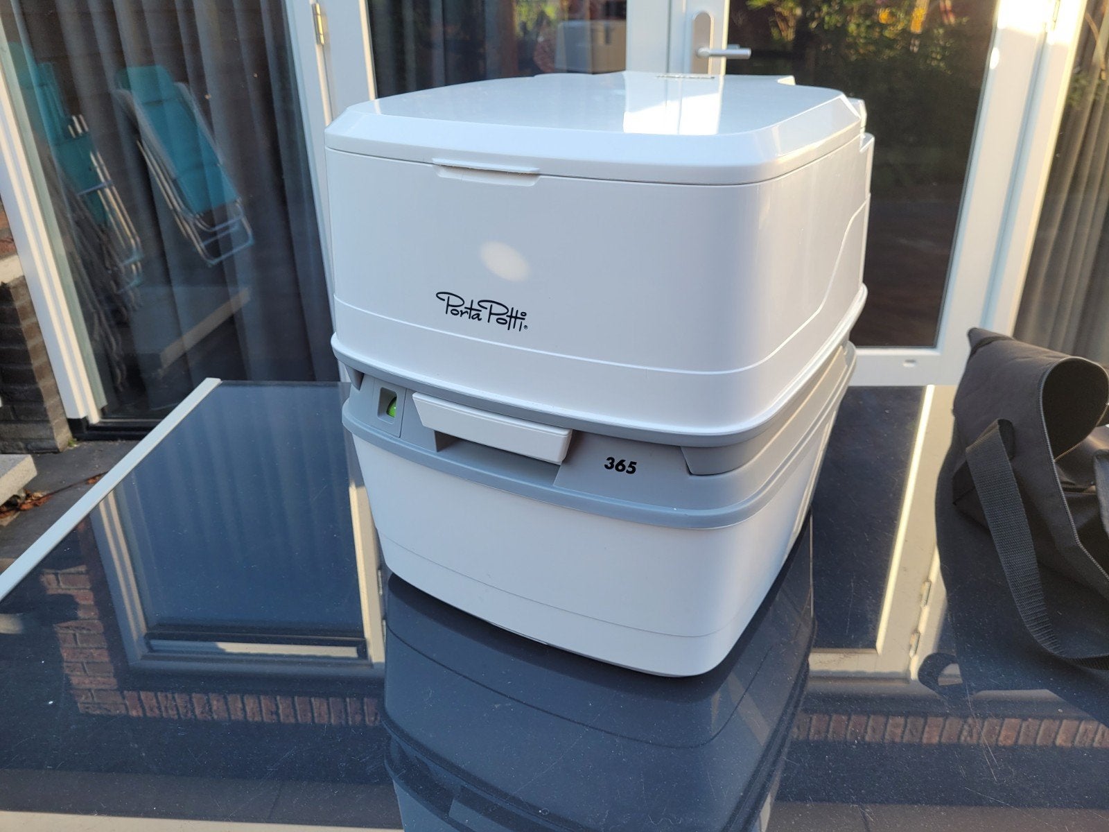 Thetford Porta Potti 365 Draagbaar Toilet met Draagtas, Caravans en Kamperen, Ophalen, Zo goed als nieuw