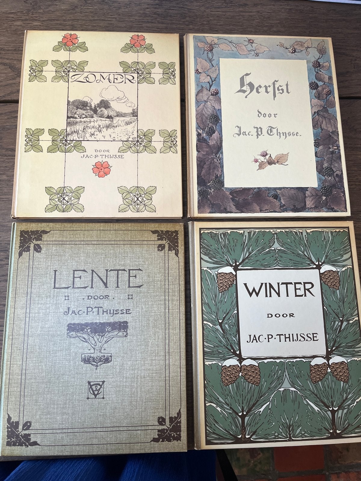 Jac. P. Thijsse - De vier jaargetijden (complete set), Boeken, Ophalen of Verzenden, Gelezen, Nederland