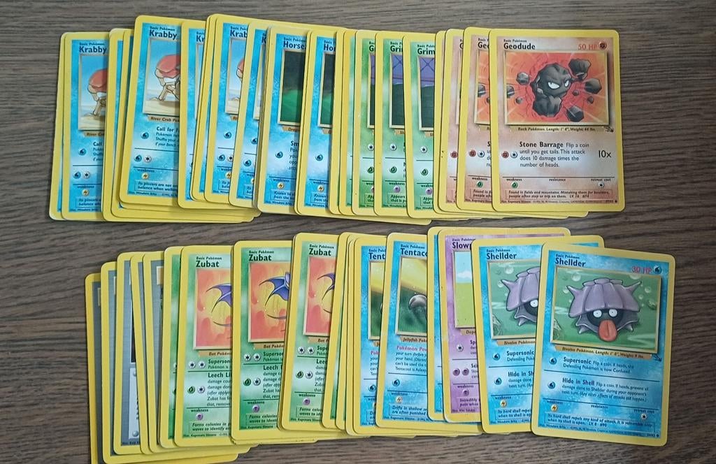 Pokémon Fossil losse kaarten, Ophalen of Verzenden