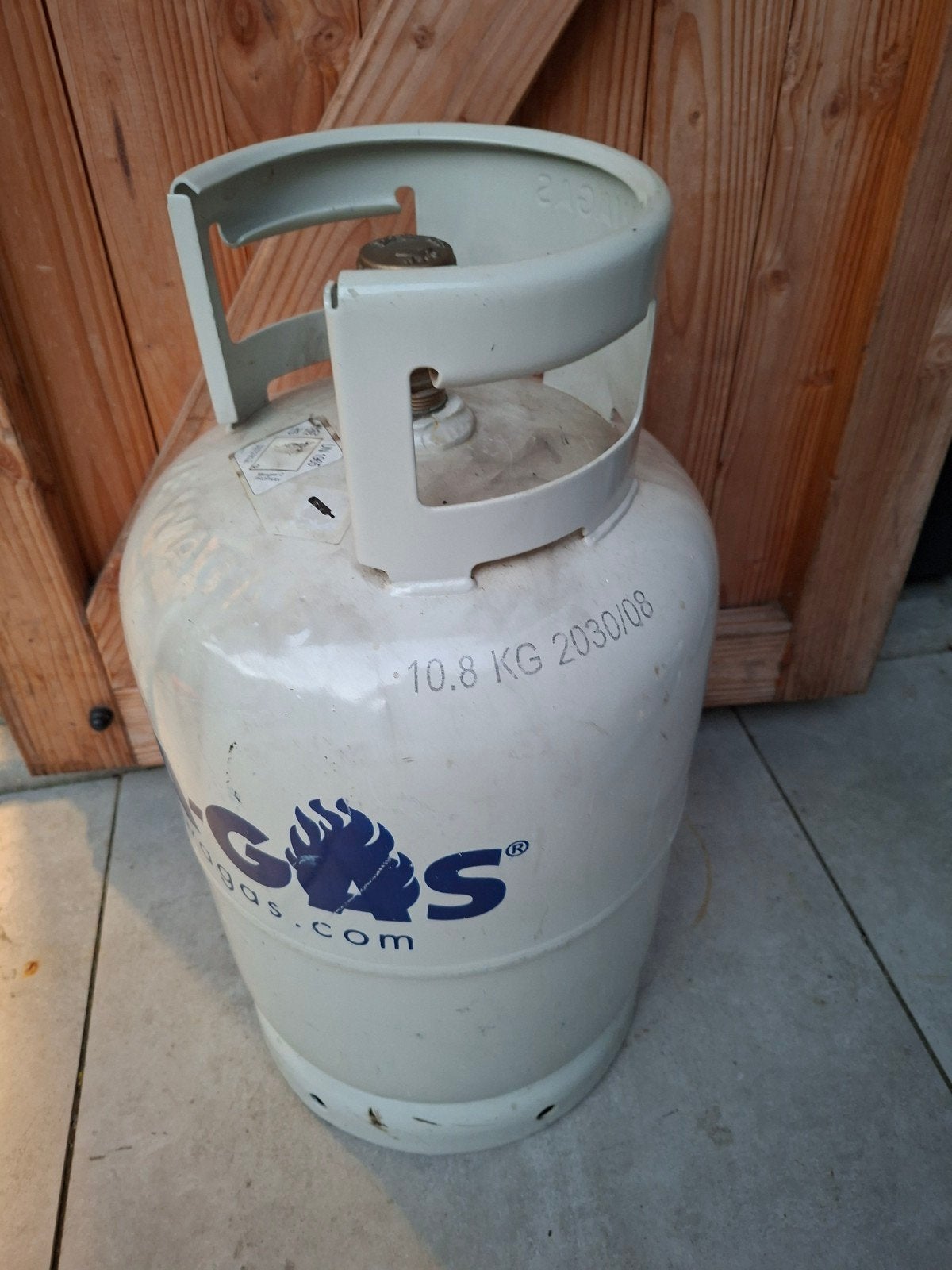 VOLLE GASFLES  10 KG / 20 LITER, Ophalen of Verzenden