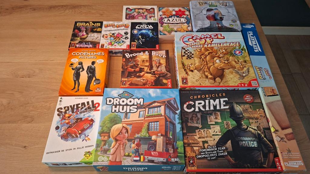 Mooie titels bordspellen opruiming, Hobby en Vrije tijd, Gezelschapsspellen | Bordspellen, Vijf spelers of meer, Ophalen of Verzenden
