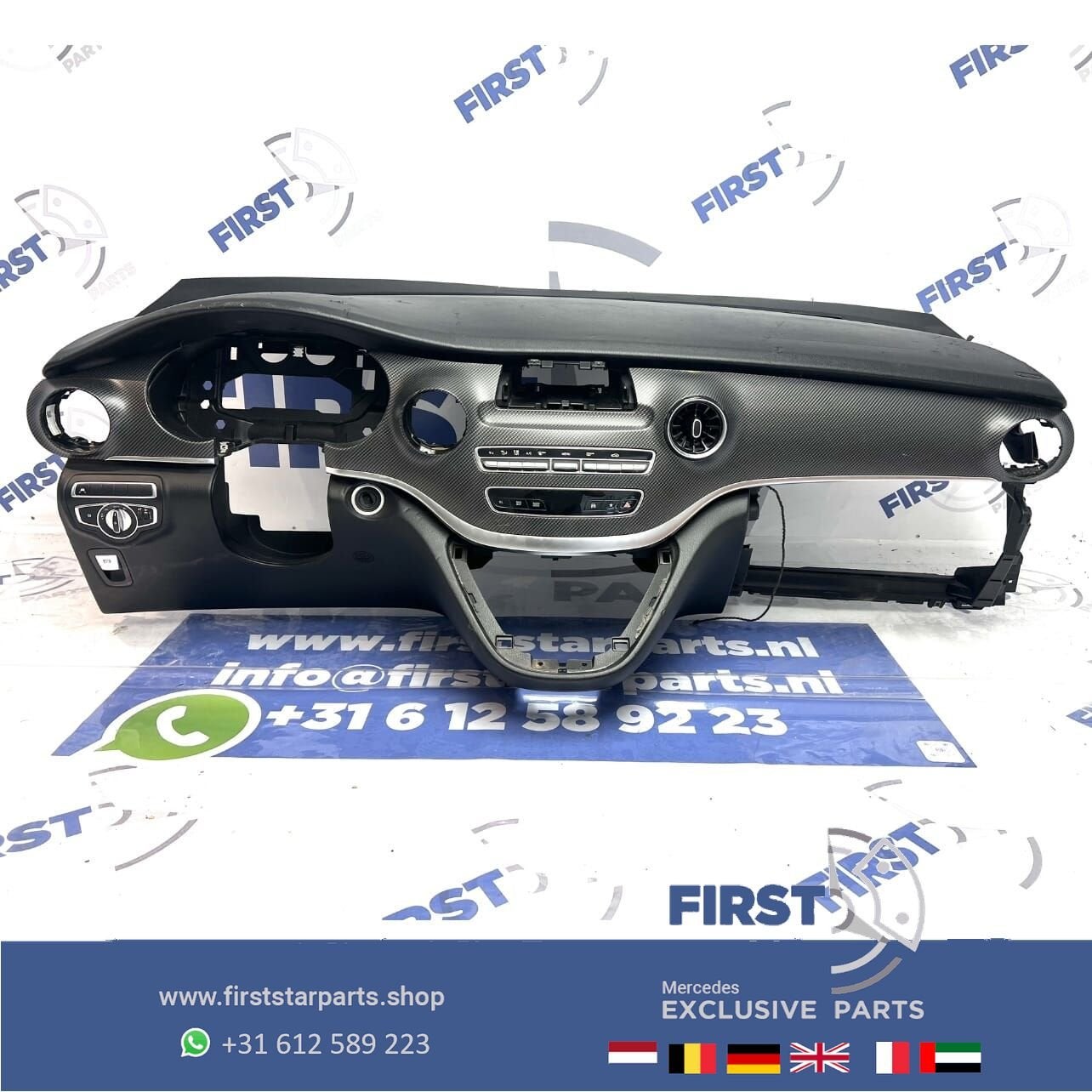 W447 V KLASSE origineel DASHBOARD ZWART Mercedes VKlasse / V, Gebruikt, -, Ophalen of Verzenden, -