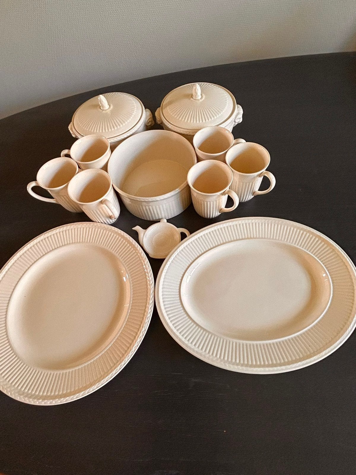 Wedswood Edme plain servies, Antiek en Kunst, Antiek | Servies compleet, Ophalen