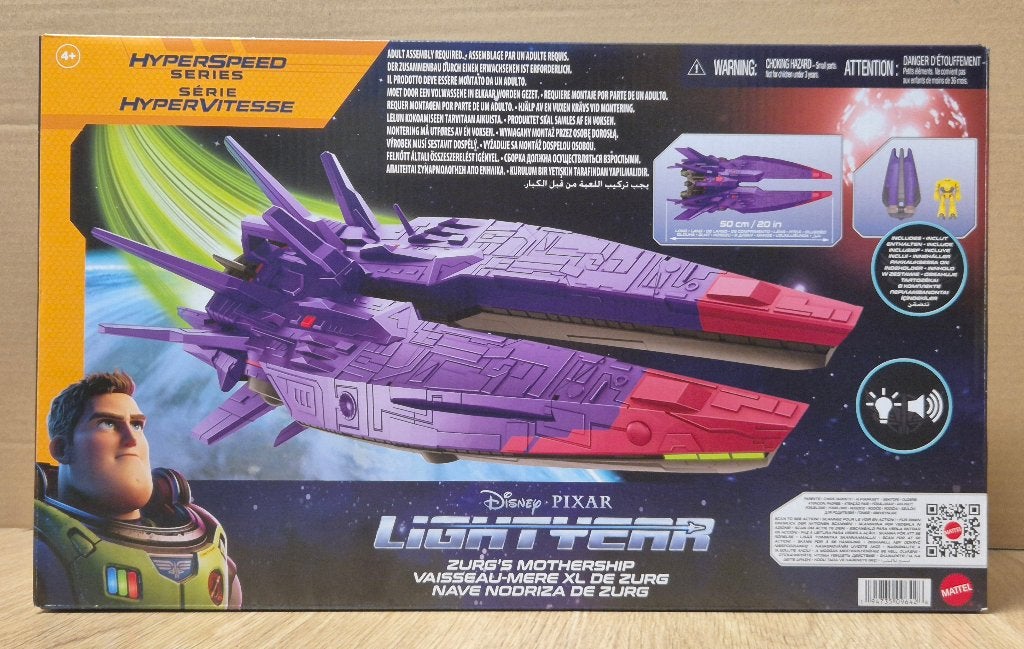 Disney & Pixar Buzz Lightyear – Zurg Moederschip (61 cm), Ophalen of Verzenden, Nieuw