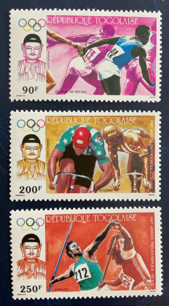 Togo - Olympische Spelen Seoul 1988, Postzegels en Munten, Ophalen of Verzenden, Overige landen, Postfris