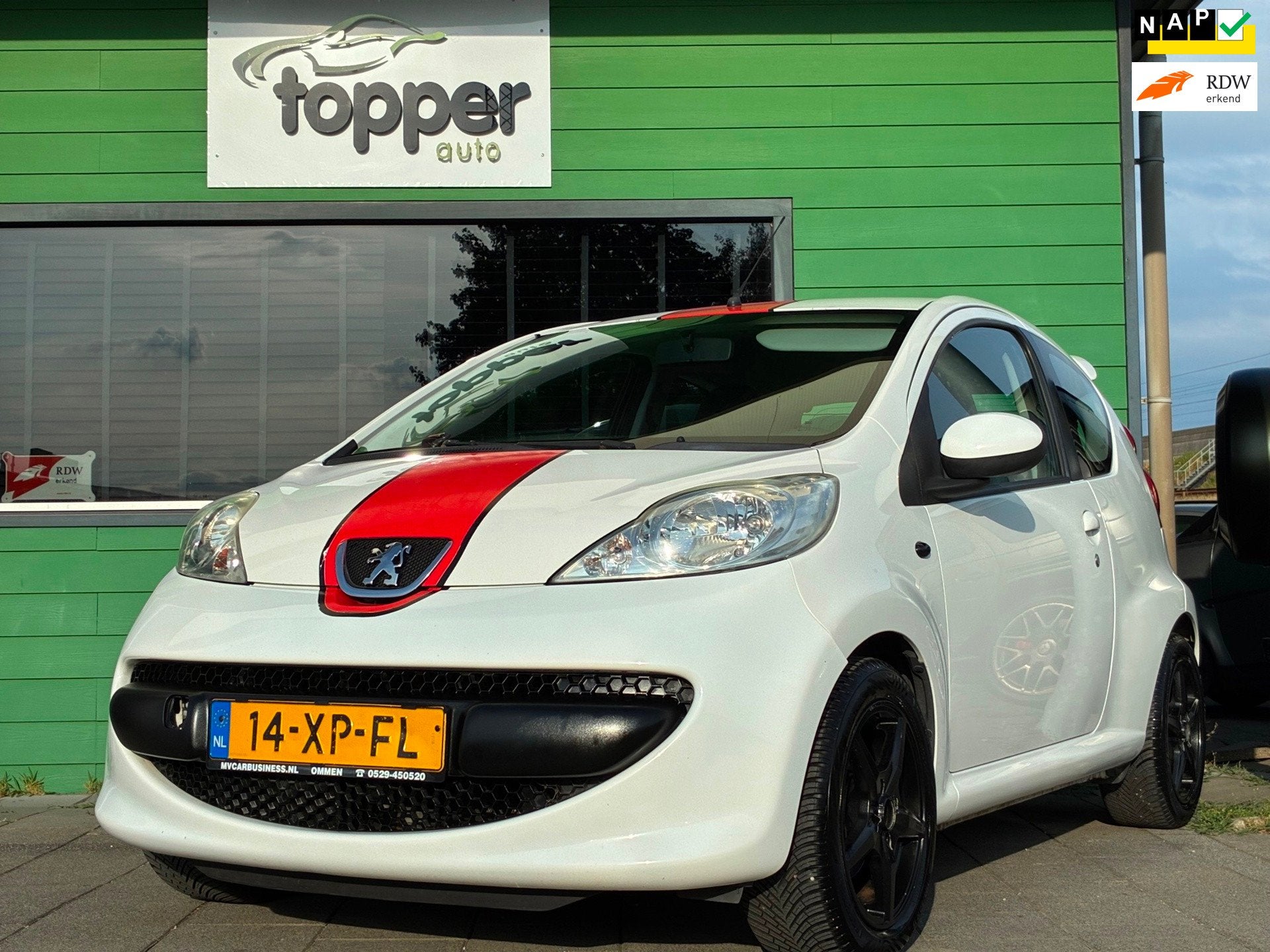 Peugeot 107 1.0-12V XS|Navigatie|Carplay|Airco|Elektr.ramen|, Voorwielaandrijving, Gebruikt, 765 kg, 4 stoelen