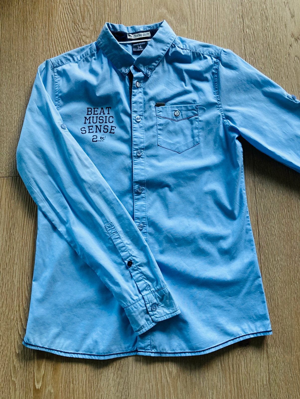 Overhemd baker bridge jongen maat 158, Ophalen of Verzenden, Zo goed als nieuw, Jongen, Overhemd of Blouse
