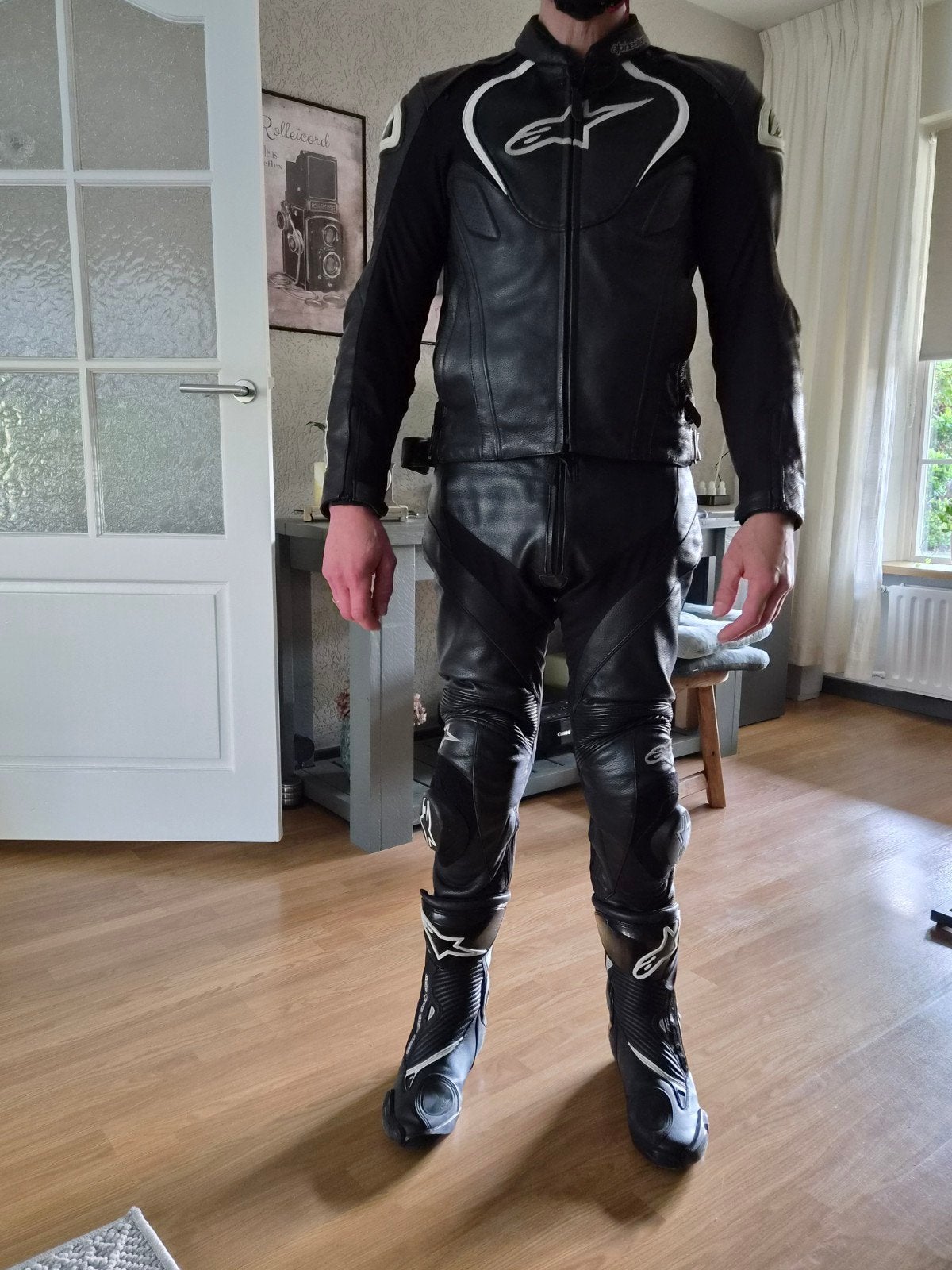Compleet Alpinestars Motorpak +laarzen +handschoenen +rugzak, Motoren, Ophalen of Verzenden, Tweedehands, Combipak