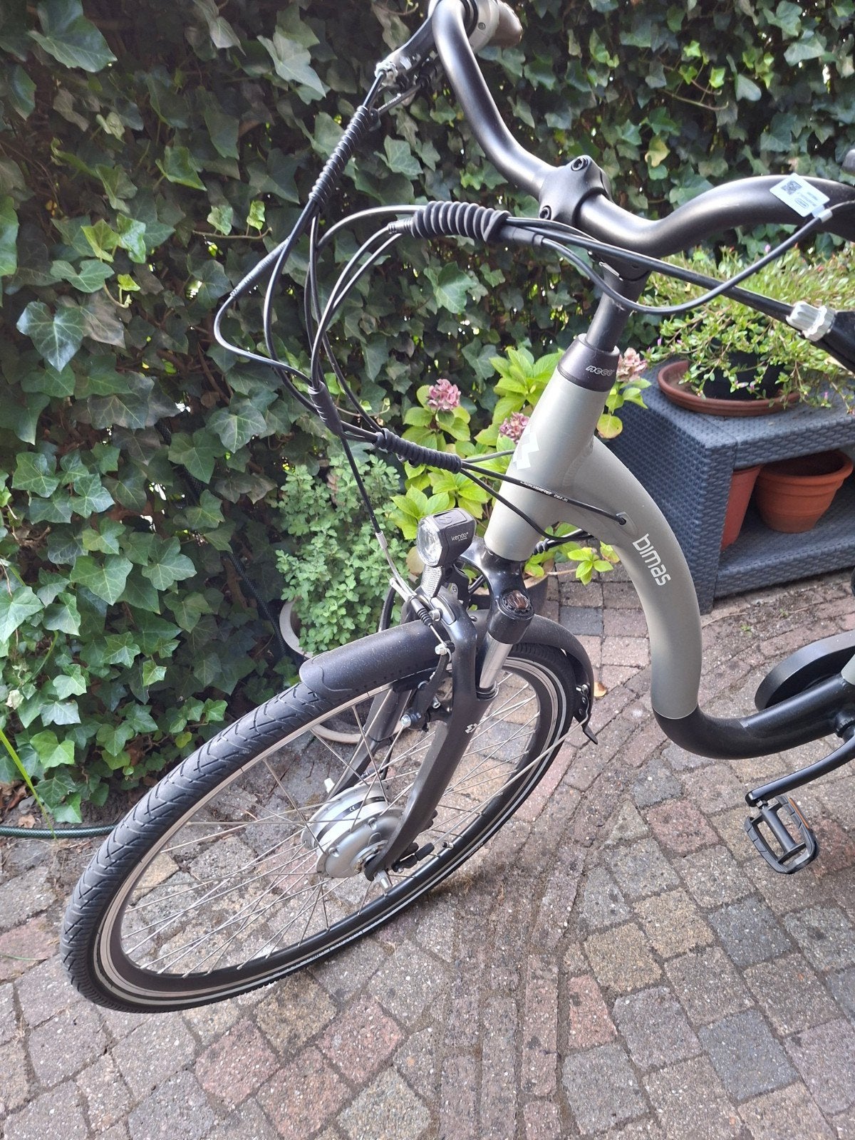 Bimas elektrische fiets met Bafang motor en fietstassen, Overige merken, Ophalen of Verzenden, Zo goed als nieuw, 47 tot 51 cm