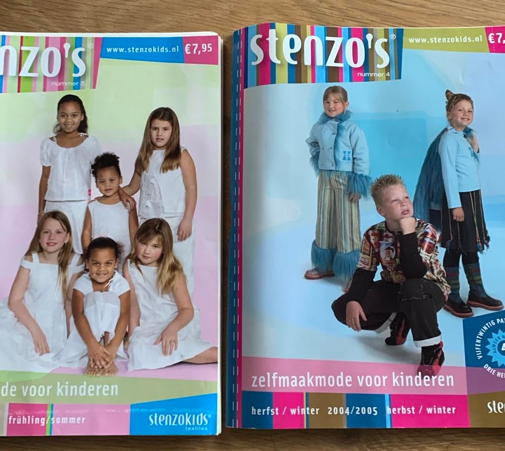 2x Stenzo’s Kids Patronenboeken Zomer en Herfst/Winter, Overige merken, Kind, Ophalen of Verzenden, Overige typen