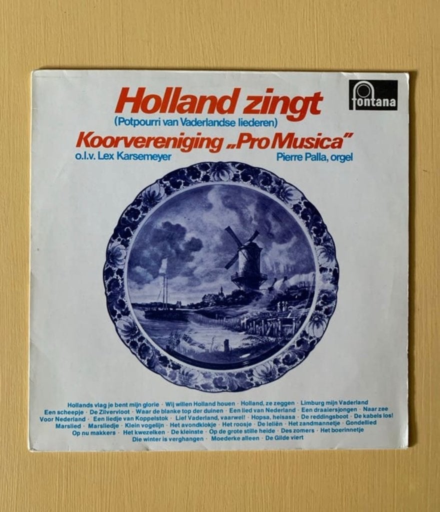 Holland Zingt - Koorvereniging Pro Musica (LP), Ophalen of Verzenden, Gebruikt, 12 inch, Levenslied of Smartlap