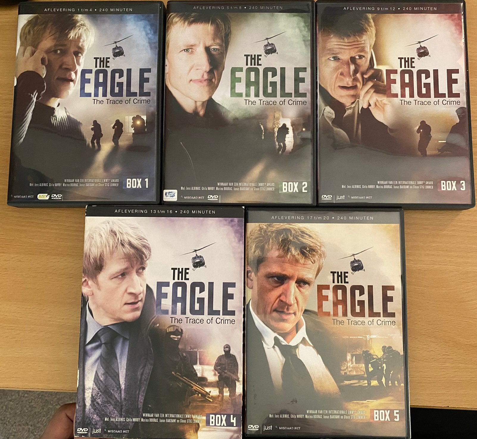 The Eagle (Box 1-2-3-4-5), Cd's en Dvd's, Dvd's | Tv en Series, Engels, Nederlands, Ophalen of Verzenden, Zo goed als nieuw