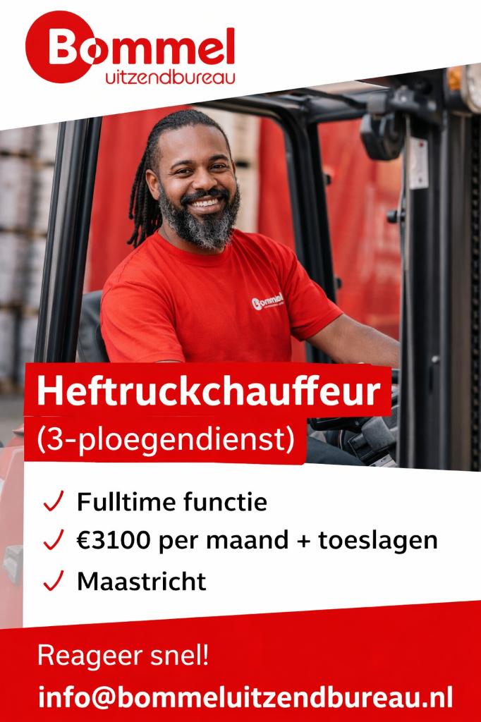 Heftruckchauffeur (3-ploegendienst), Vacatures, Vacatures | Logistiek, Inkoop en Transport, 33 - 40 uur, LBO / VMBO, Vanaf 1 jaar