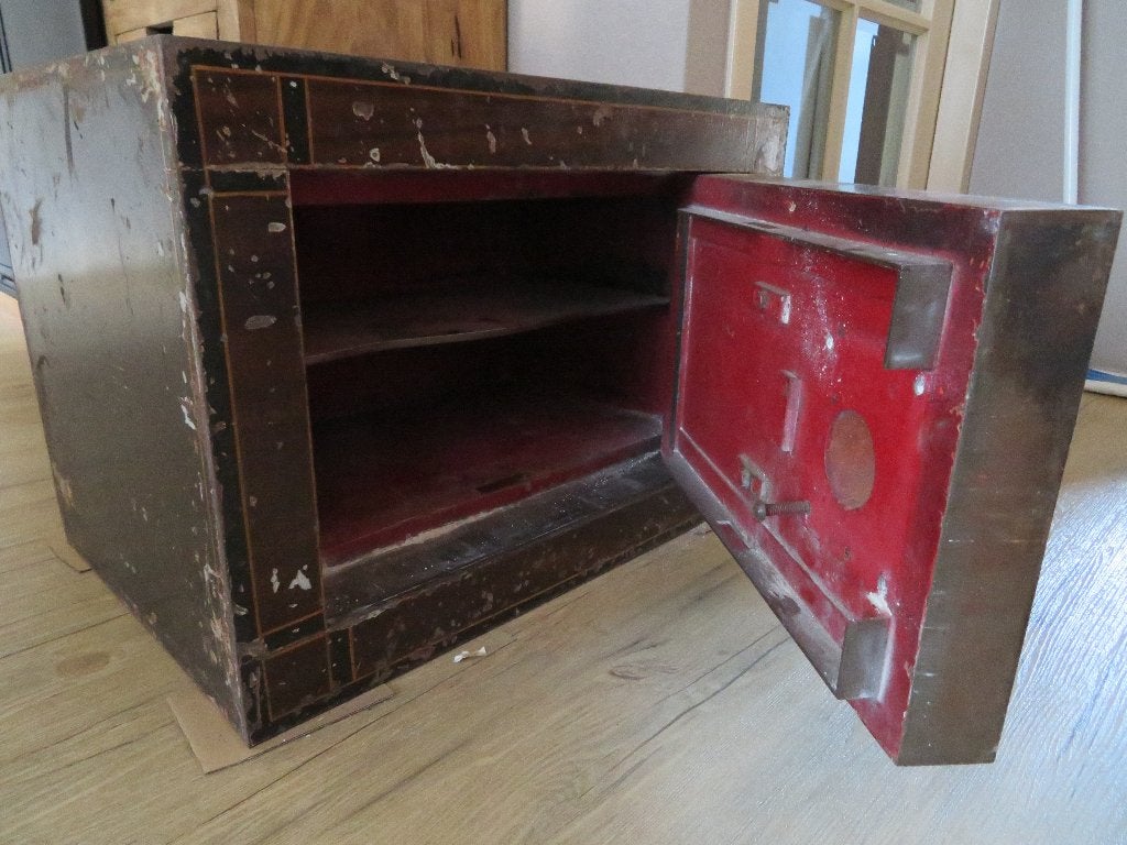 oude brandkluis, Ophalen, Gebruikt, Brandkast