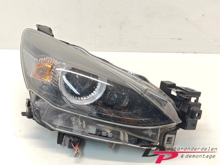 Koplamp rechts van een Mazda 2, Gebruikt, -, -, Ophalen of Verzenden