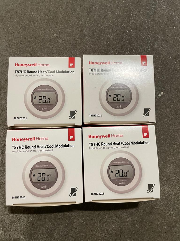 Honeywell Home T87HC Round Modulerende Thermostaat, Ophalen of Verzenden, Slimme thermostaat, Nieuw
