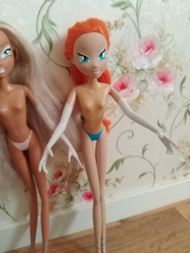 Twee lange winxclub poppen, Ophalen of Verzenden, Gebruikt, Pop