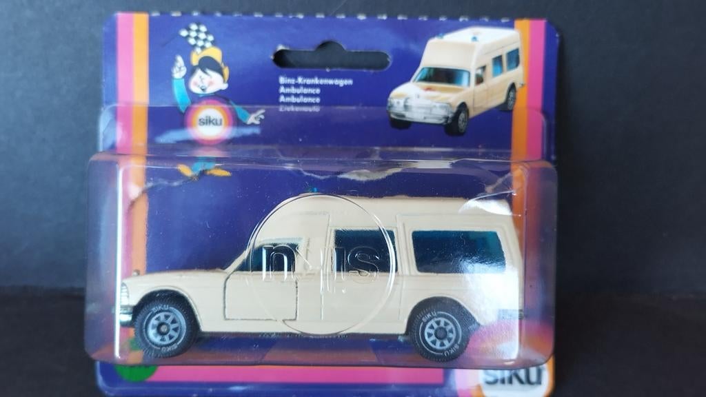 Mercedes Benz Binz Krankenwagen w123 1:55 Siku 1613 Pol, Auto, Verzenden, 5880 Lüdenscheid Germany, Zo goed als nieuw