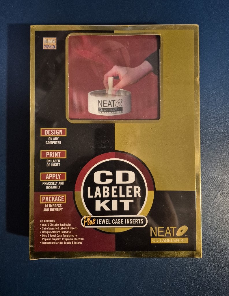 Vintage Neato CD Labeler Kit, Ophalen of Verzenden, Nieuw