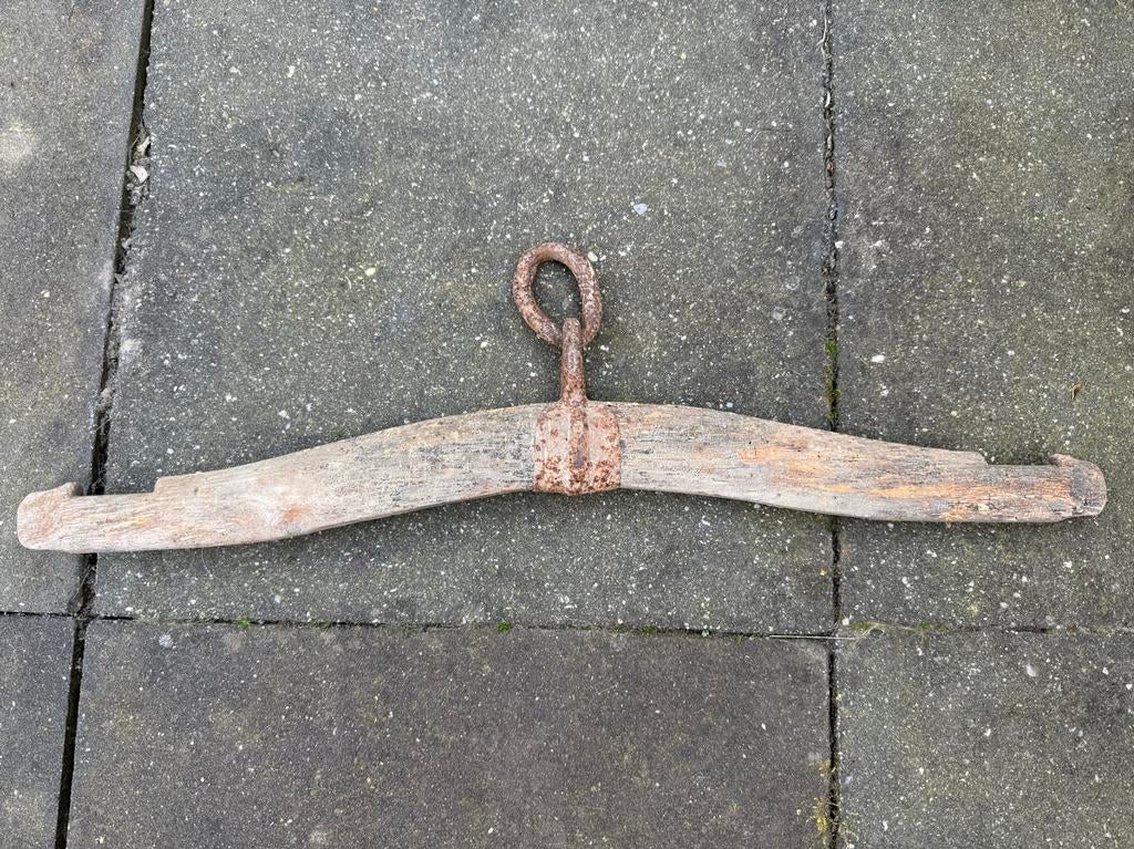 Antieke juk of haamschei, Antiek en Kunst, Ophalen of Verzenden