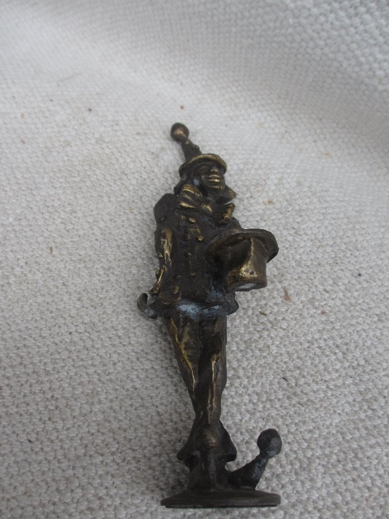 Sculpture brons Corry Ammerlaan Artihove clown, Minder dan 20 cm, Ophalen of Verzenden, Brons, Beeld