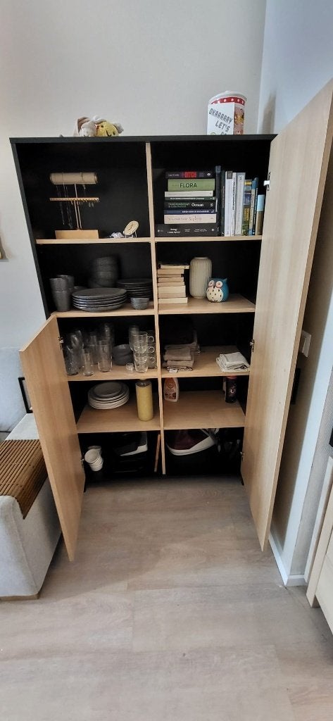 Moderne kast - Gamma Tom serie (niet meer te koop), Beige, Zo goed als nieuw, 150 tot 200 cm, 25 tot 50 cm