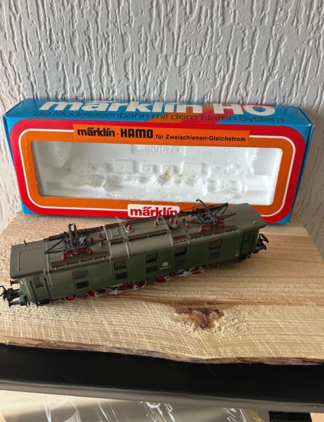 Märklin Hamo Locomotief 8366 DB 152 034-5, Gebruikt, Verzenden, Analoog, Märklin