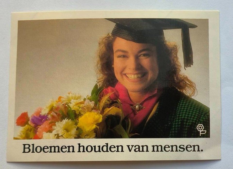 Sticker bloemen houden van mensen(5), Ophalen of Verzenden, Zo goed als nieuw, Dier en Natuur