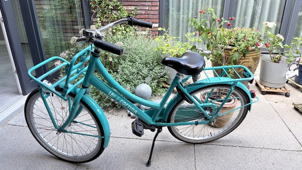 Cortina 4 turquoise Meisjesfiets 24 inch, Ophalen, Terugtraprem, Versnellingen, Cortina