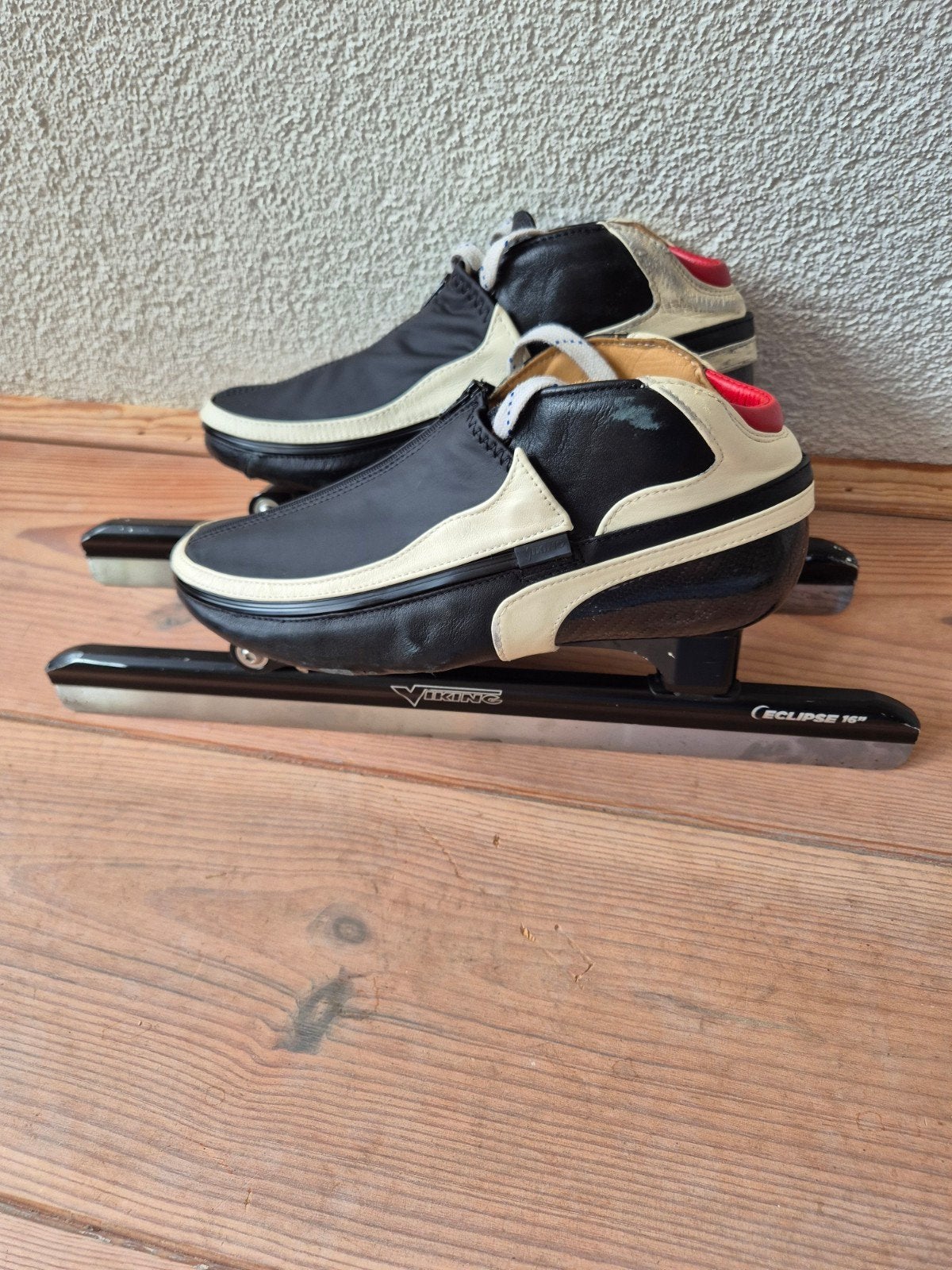 Viking Gold 2017 schaatsen met Eclipse onderstel - Maat 39, Gebruikt, Ophalen of Verzenden, Noren, Viking