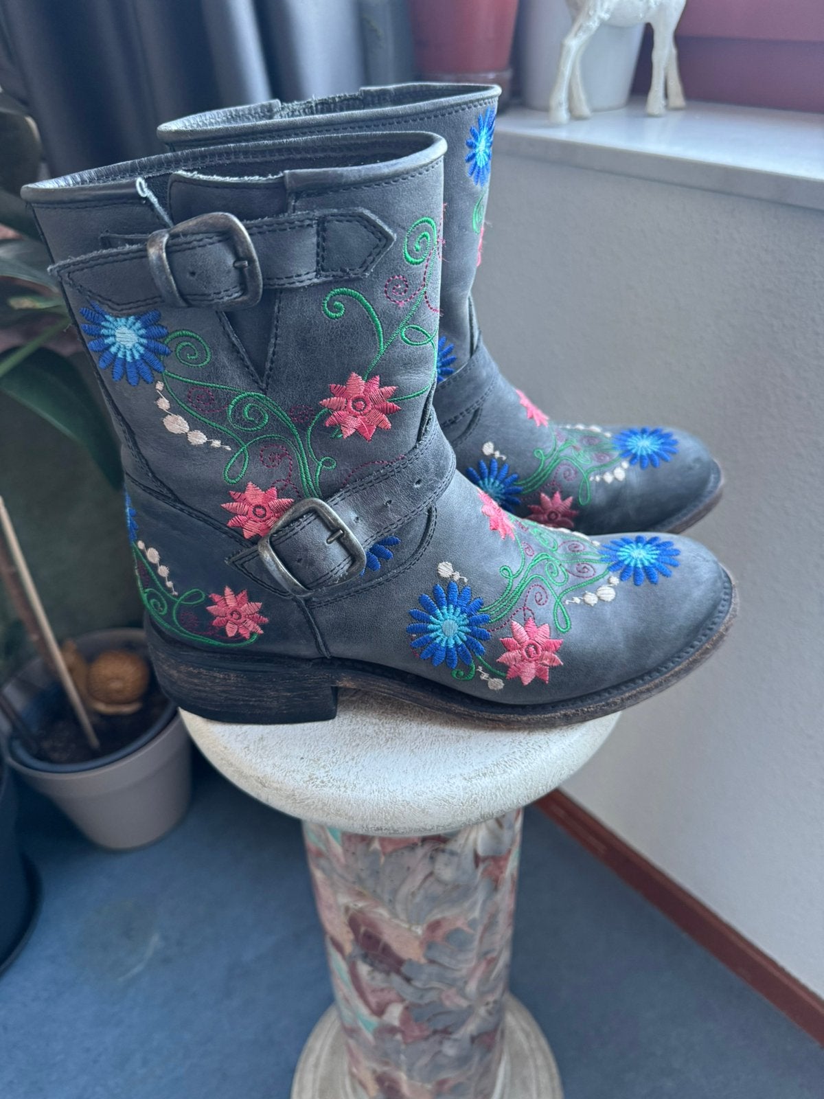 cowboy boots Schott maat 38, Kleding | Dames, Verzenden, Zo goed als nieuw, Hoge laarzen