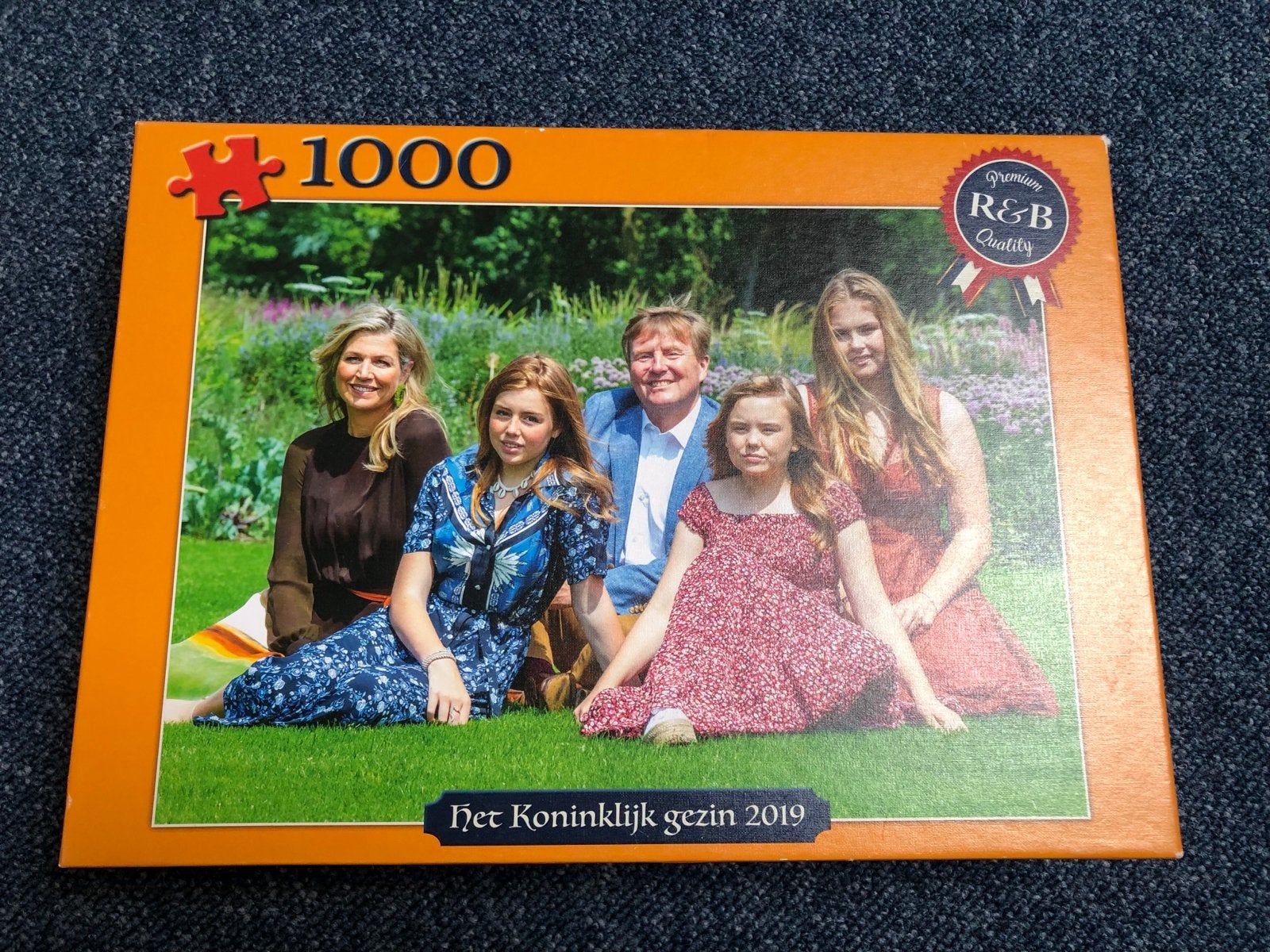 Legpuzzel Koninklijk gezin 2019 - 1000 stukjes, Ophalen, 500 t/m 1500 stukjes, Gebruikt, Legpuzzel